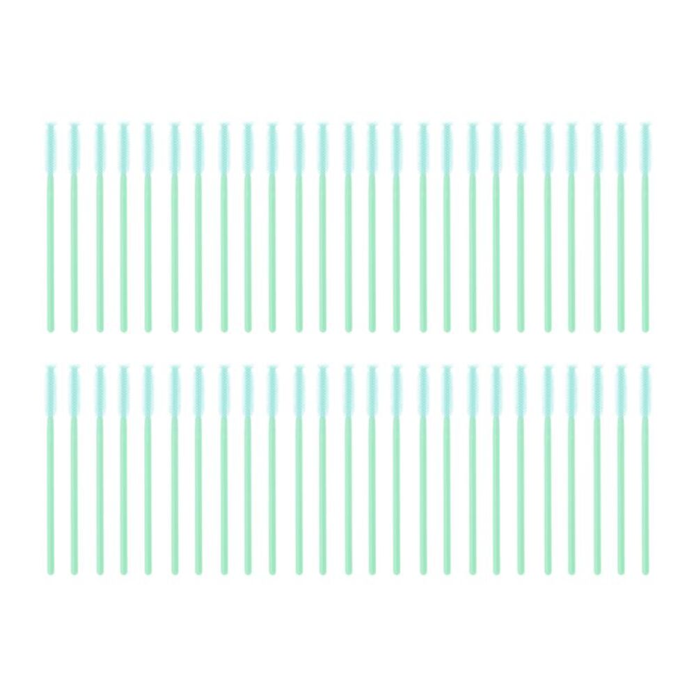 Makeup Pineapple Shape Eyelash Brush Light Green 50 Pcs